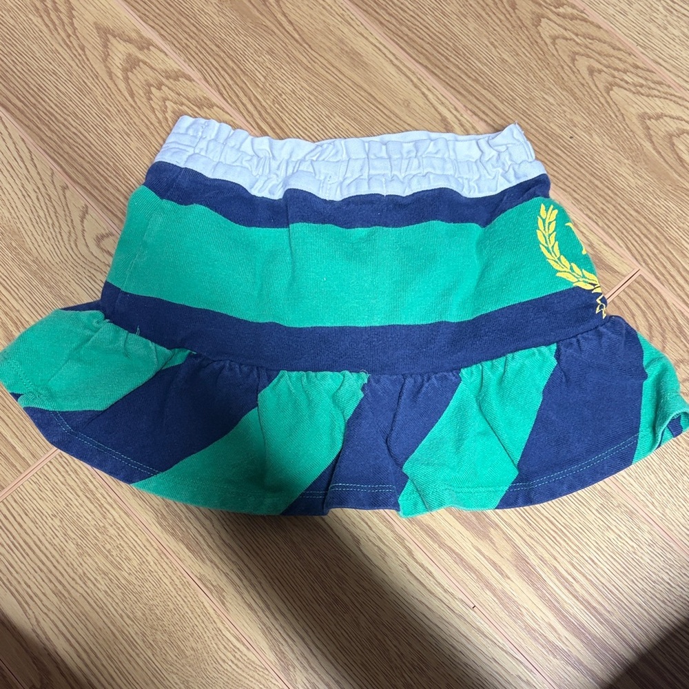 Polo by Ralph Lauren Kids Skirt in Green and Navy Size 4T - Picture 3 of 6